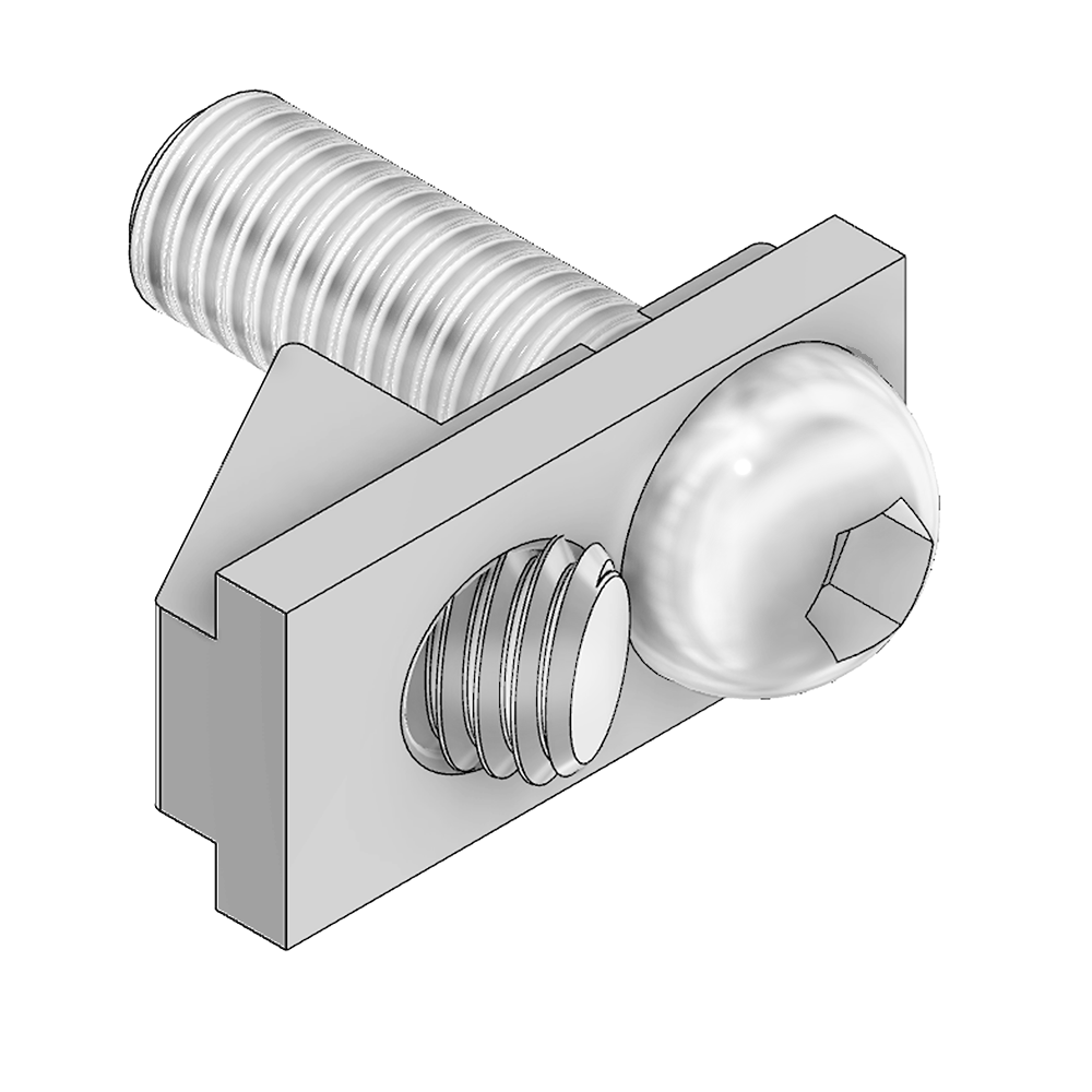 41-002-3 MODULAR SOLUTIONS SPEEDLOCK, M5 SOCKET, STAINLESS STEEL  HIDDEN PROFILE FASTNER